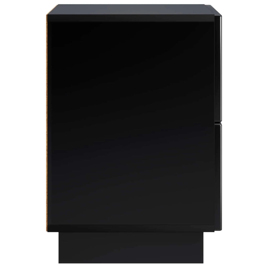 Armadio da Notte 2 pz Nero 33,5 x 34,5 x 50 cm 8011390