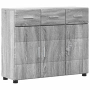 Credenza | Madia | Buffet da pranzo | Armadio da pranzo con porta FLORIN Grigio Sonoma 88,5 x 30,5 x 73 cm