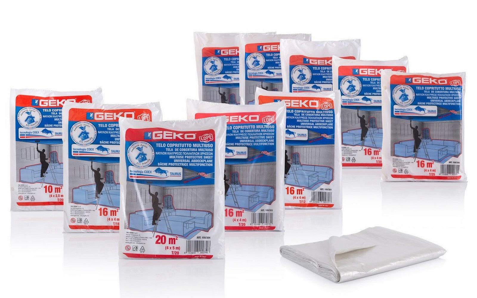 telone copritutto polietilene 4x 4 m 200 g ca rotolo cod:ferx.93518