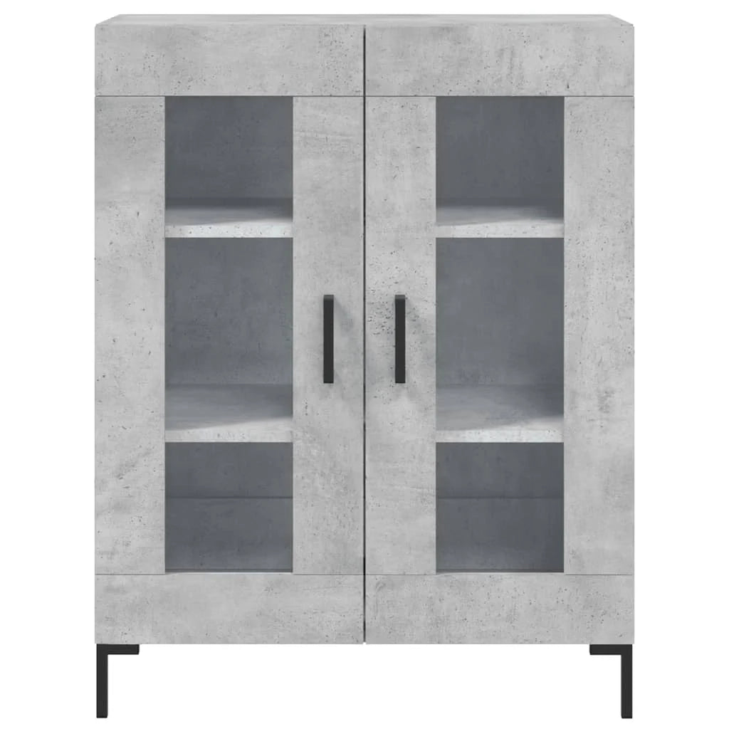 Buffet credenza cassettiera mobiletto mobile contenitore organizer per cucina soggiorno salotto 69,5 x 34 x 90 cm legno ingegnerizzato grigio 02_0032075