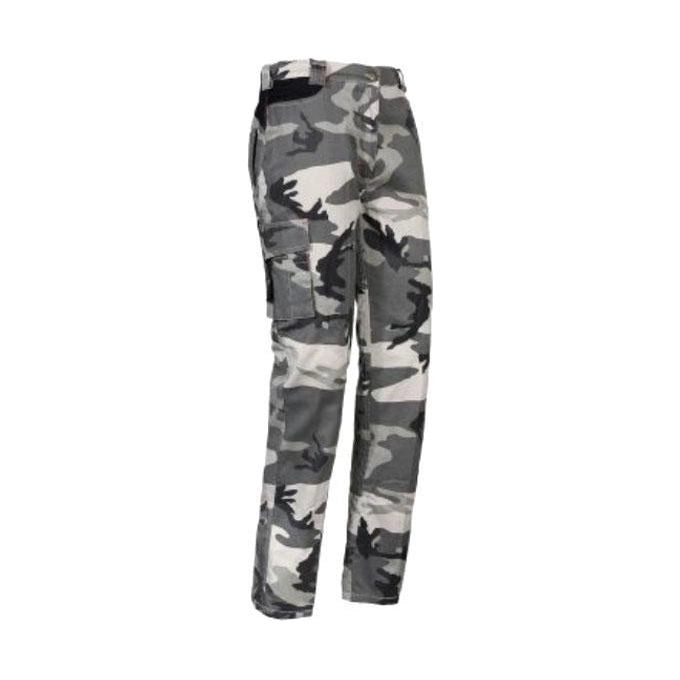 Issa Pantalone Cotone Inverno Grigio S Mimetico