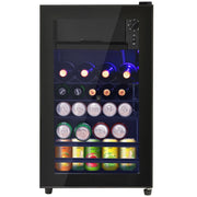 Mini Frigo 76L con Cassetto Freezer 6L ¨C MINIMAL ¨C Silenzioso, LED, Compressore