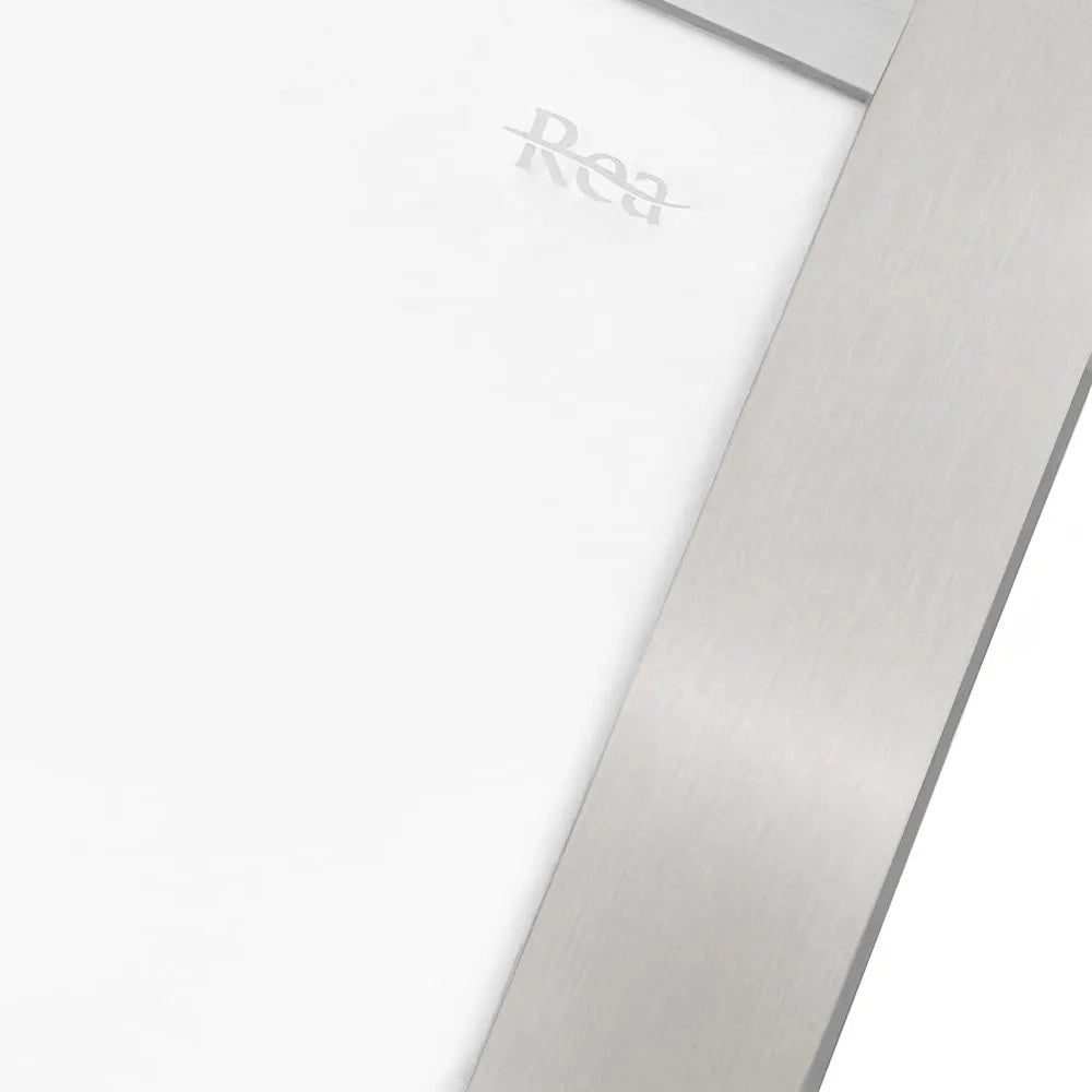 Cabina Doccia Rea City 80x100 Nickel Brush senza piatto doccia