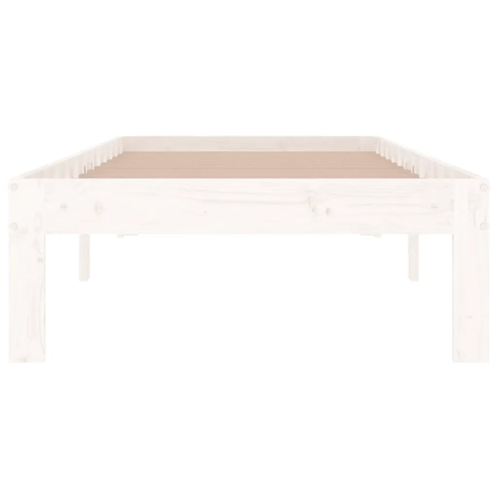 Giroletto Bianco in Legno Massello 75x190 cm Small Single 810326