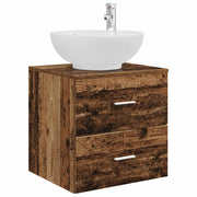 Mobile Lavabo | Armadio Lavabo da Parete Legno antico 49,5 x 44,5 x 66,5 cm