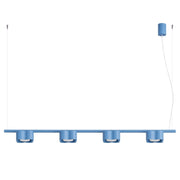 Lampadario OVIO 4 azzurro Gx53