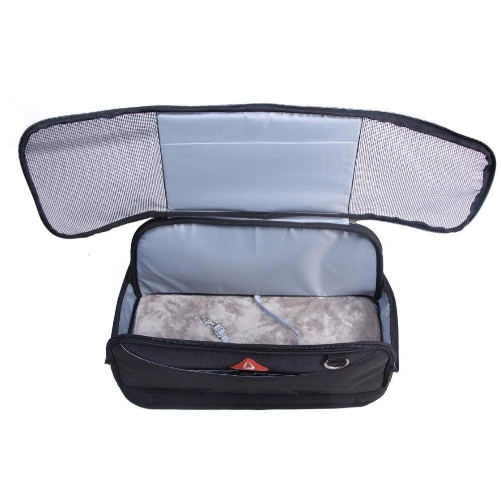 Zu e lu borsa iata cani universale aereo auto e treno black 6 kg