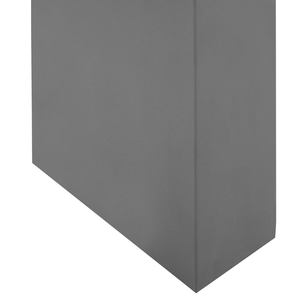 Set da pranzo da giardino Tavolo rettangolare in cemento grigio 2 panche 2 sgabelli 6 posti resistente all'acqua