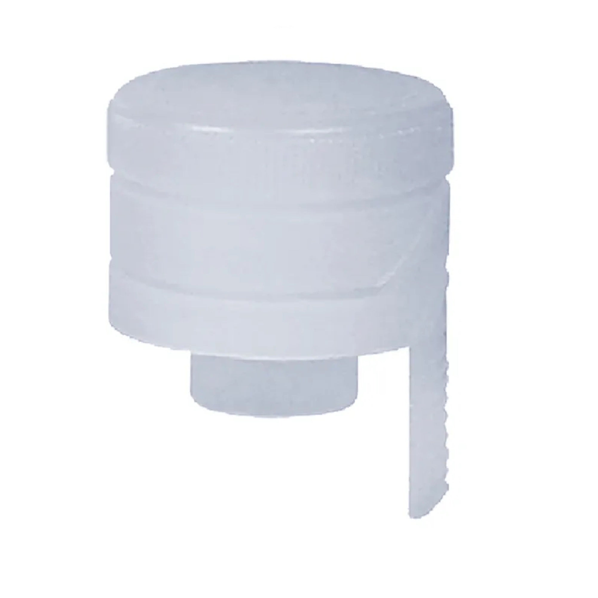 Tappi in plastica con fascetta a strappo laterale 100 pz bottiglie vino spumante