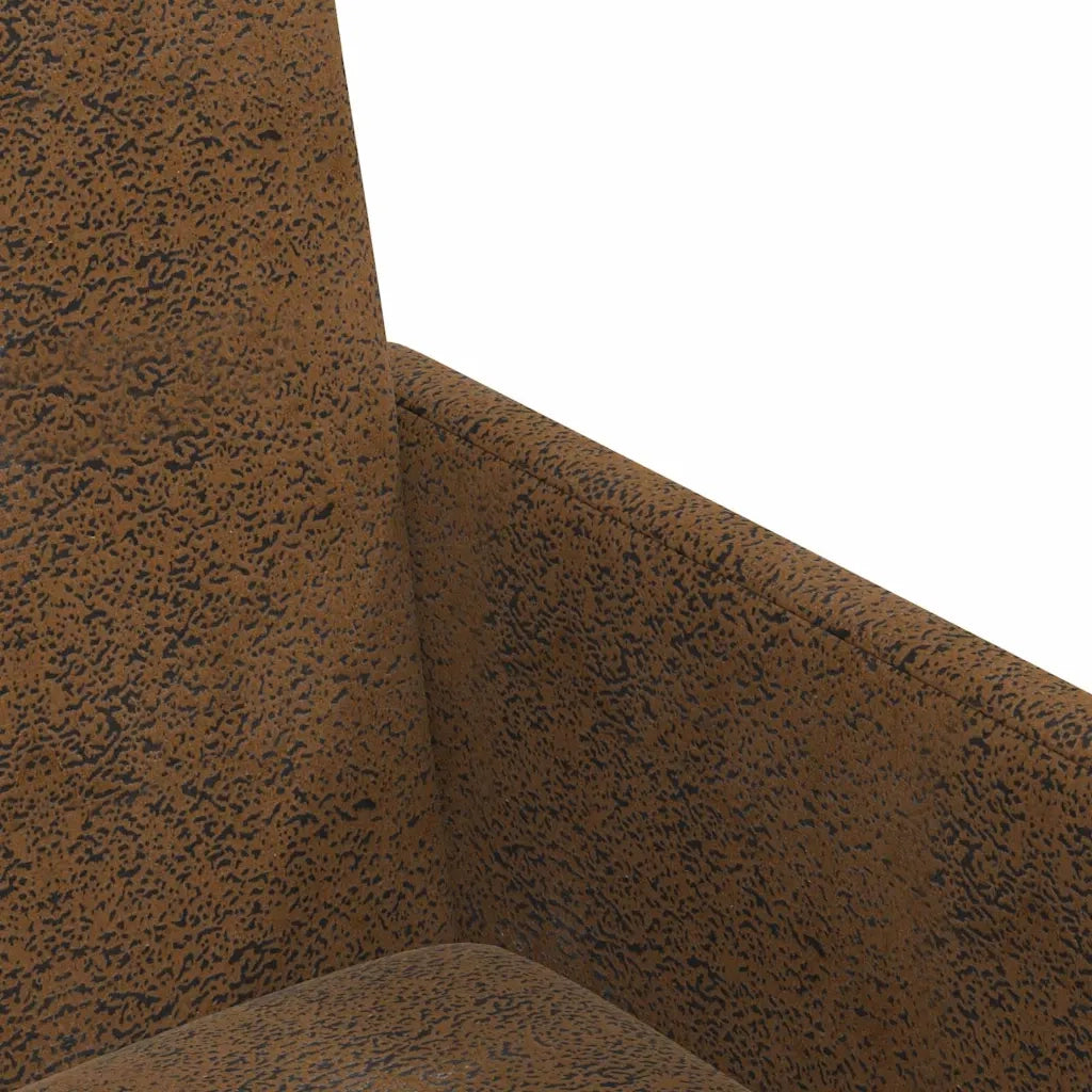 Sedie da Pranzo con Ruote 2 pcs Marrone 57 x 66 x 94 cm 42017825