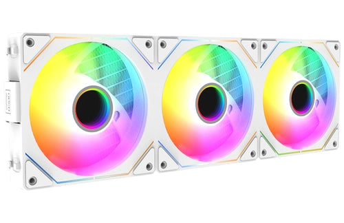 itek INFINITY Case per computer Ventilatore 12 cm Bianco 1 pz