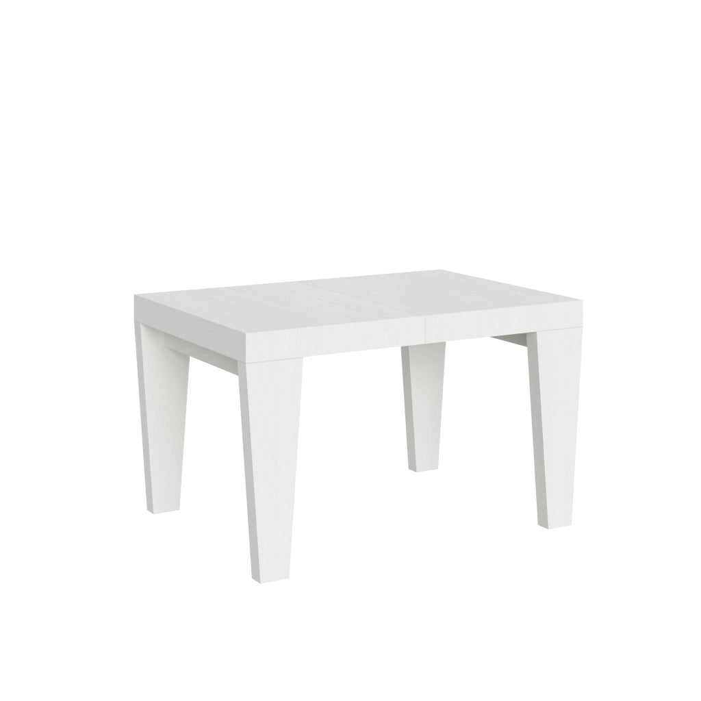 Tavolo allungabile 120/380x90 cm Spimbo bianco frassino
