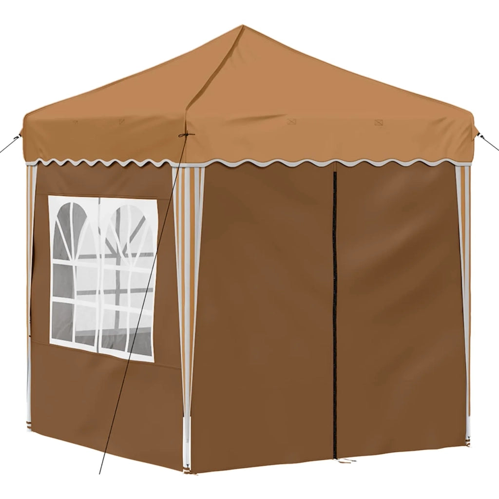 Tenda per feste a pop-up-Gazebo Beige 195 x 195 x 245 cm 255934