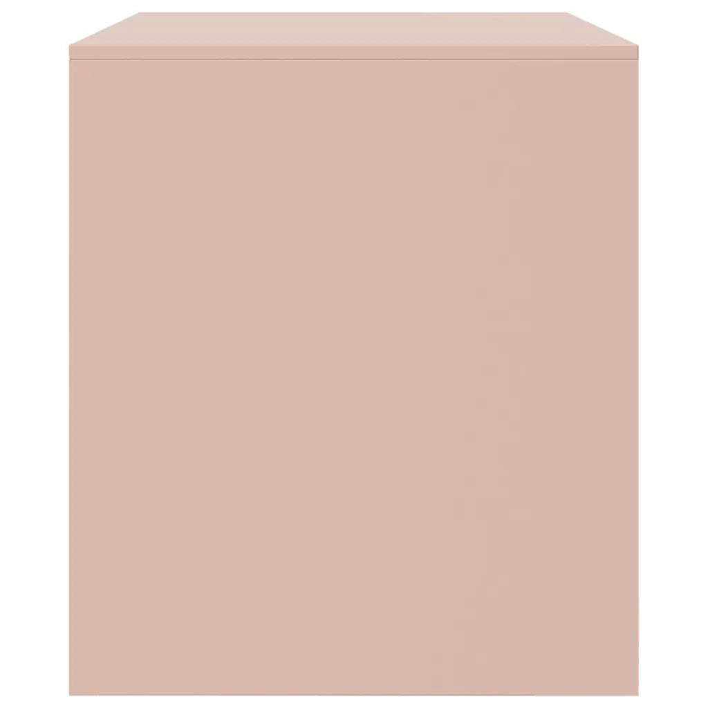 Mobile TV Rosso 67x39x44 cm in Acciaio