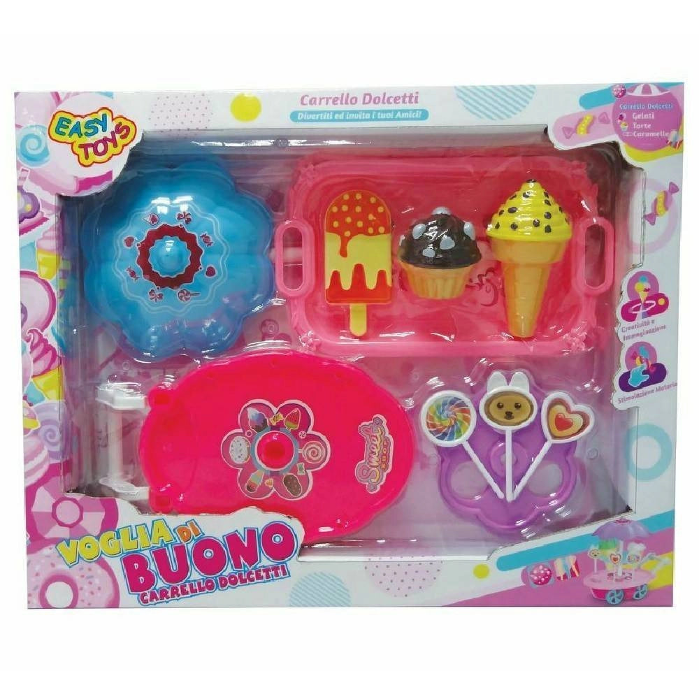 Trade Shop - Voglia Di Buono Carrello Dolcetti Torte Caramelle Gelati Giocattolo Gioco Bambina -