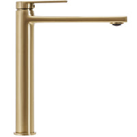 Rubinetto Da Lavabo Rea Verso Brush Gold High