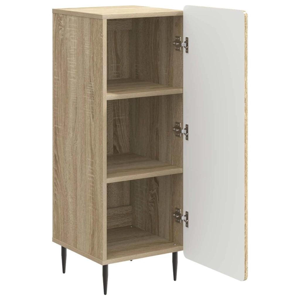 Credenza Rovere Sonoma 34,5 x 33 x 92 cm Legno ingegnerizzato