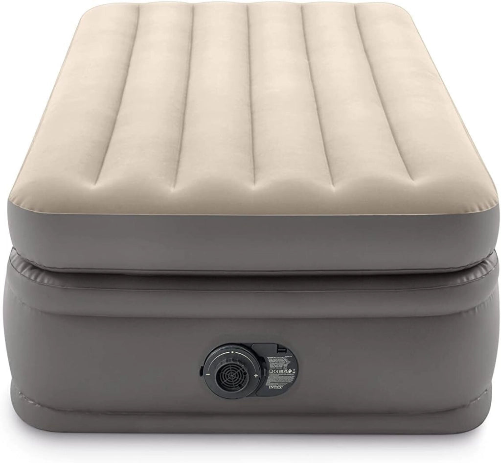 Intex 64162ND Materasso Dura-Beam Prime Comfort Singolo con Pompa Elettrica Incorporata 99x191x51 cm Singolo Versione 2023