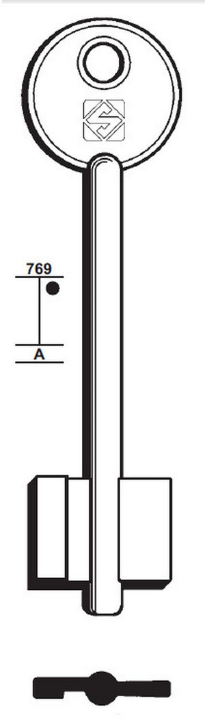 chiavi silca d.mappa art. 5id9 olc gr.19 cod:ferx.93571
