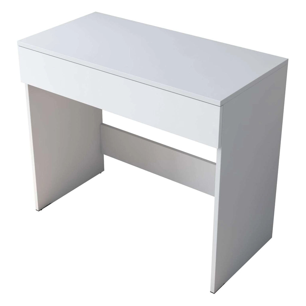Mobile da Trucco Fele, Toeletta Specchio Incluso, 90x45x77h cm Bianco