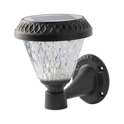 Luce a parete sollar a LED con controllo RF 3in1 IP44 Black Body