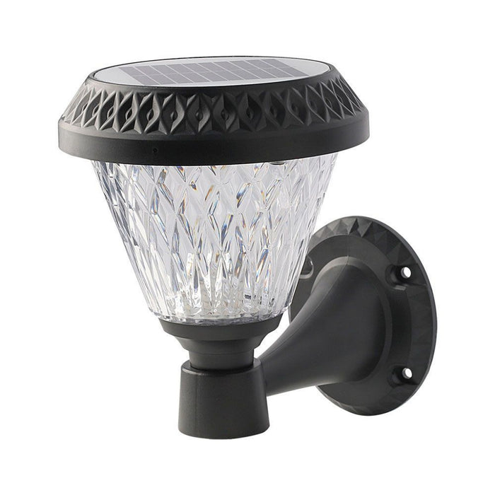 Luce a parete sollar a LED con controllo RF 3in1 IP44 Black Body