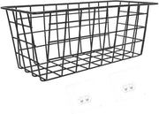 cassetto metallico da bagno senza viti, cassetto da parete adesivo, cassetto metallico per bagno e cucina, 28x12x12 CM