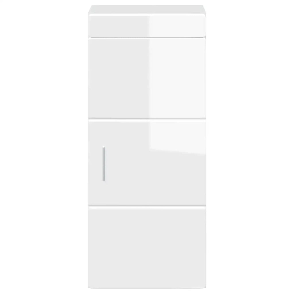 Armadio da bagno a muro TULUM Bianco Lucido 37 x 24,5 x 86 cm 880335