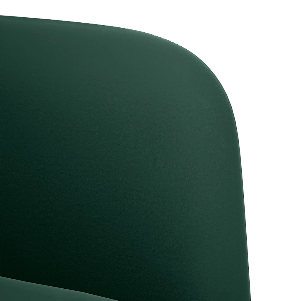 Divano | Divano da soggiorno | Sofa Divanetto Verde Scuro 109 cm Velluto