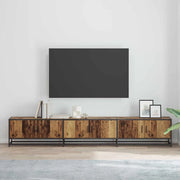 vidaXL Mobile TV Legno vecchio 240 x 35 x 41 cm Legno multistrato