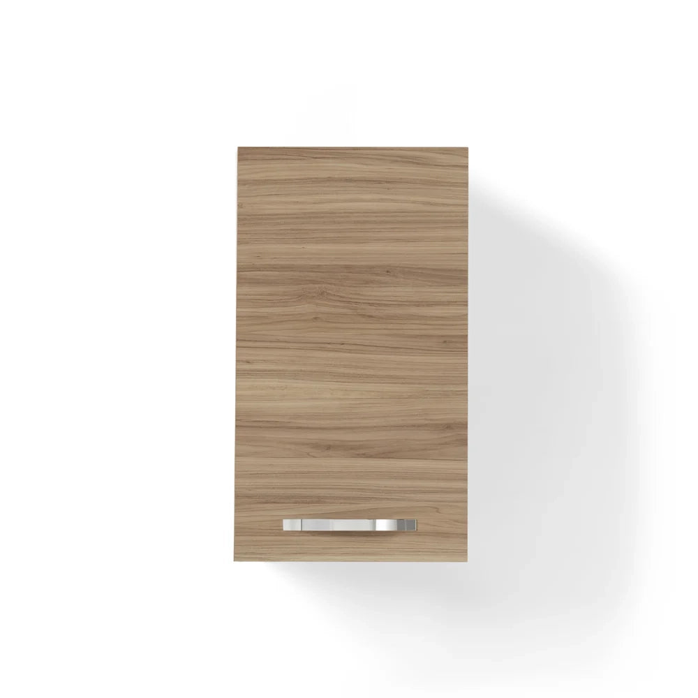 Pensile per cucina componibile da 40 cm con 1 anta linea MAKA, realizzata in legno 100% MADE IN ITALY, colore Noce, Apertura Dx