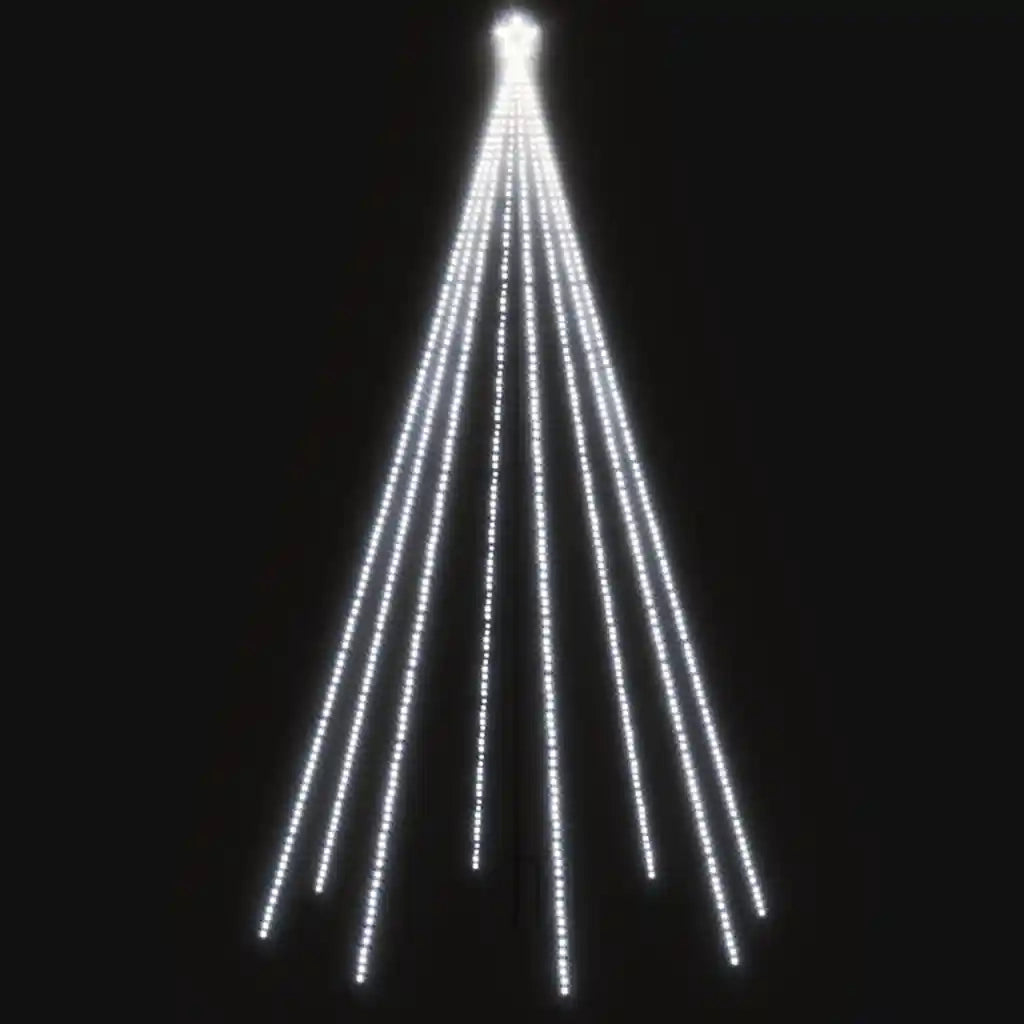 Albero di Natale Cascata Luci LED Interni Esterni 400 LED 2,5 m