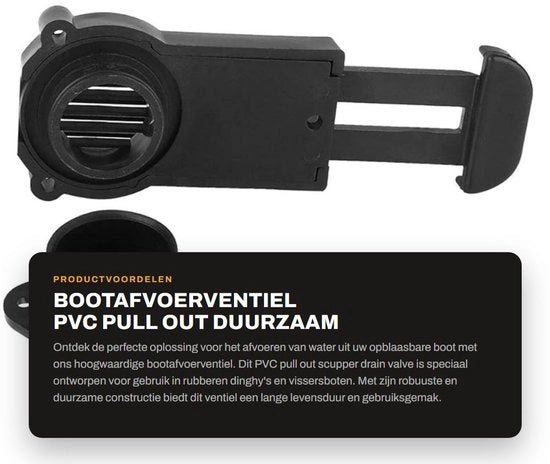 Ventile Afvoer PVC per Barche Inflabili - Duraturo - Facile da Utilizzare - Impermeabile - Alta Longevità - Scarico per Barche