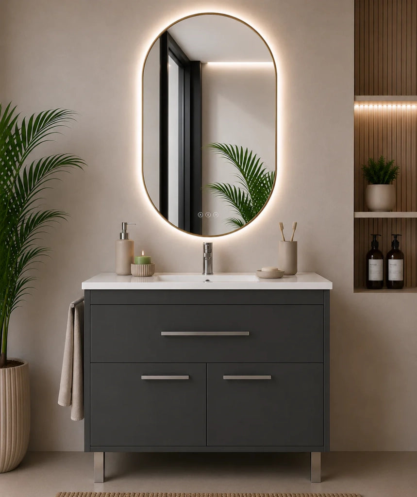 Mobile bagno BAHIA 90x40 cm Bianco nordico