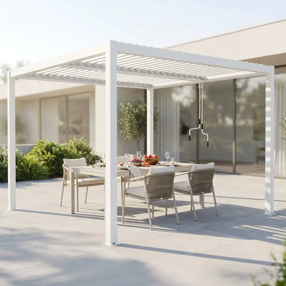 Pergola bioclimatica in alluminio - TONY