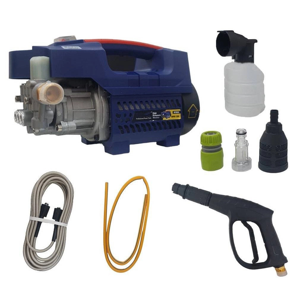 Trade Shop - Idropulitrice Elettrica Compatta 1200 W 100bar 7l/min Completa Di Accessori Rhpw -