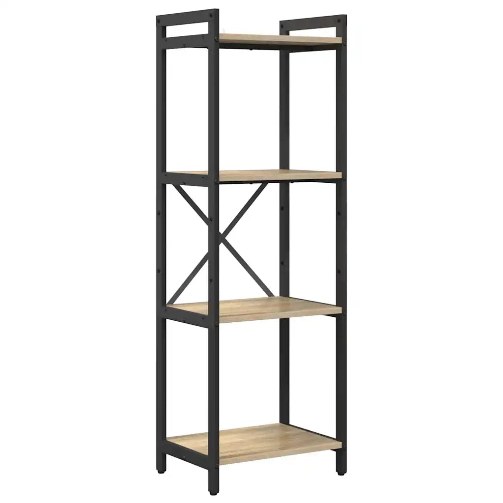 Libreria-Scaffale per Libri-Mobile di Stoccaggio Rovere Sonoma 40 x 30 x 85 cm Legno multistrato 492356