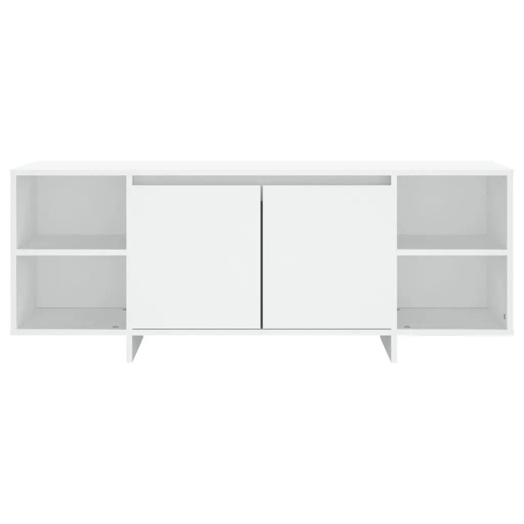 Mobile Porta TV Bianco 130x35x50 cm in Truciolato 809584