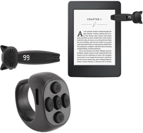 Paginatore a distanza con scroll manuale - Modalità Bluetooth/Chiave - Compatibile con Android/iOS - Formato compatto - Visualizzazione numeri digitale - Modello compatibile con dispositivi Bluetooth