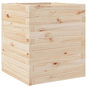 Fioriera | Cassetta per fiori | Vaso da Giardino 40x40x46 cm in Legno Massello di Pino