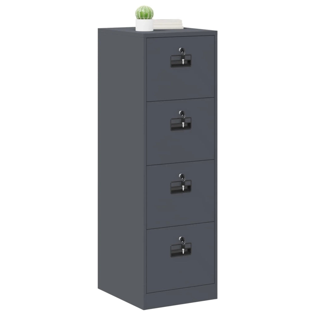 Armadio per File con cassetto 2 pcs Antracite 44 x 50 x 139 cm 3406156