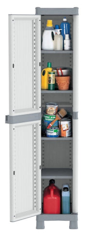 1pz armadio terry wave 1anta cm 35x44x181h quattro ripiani 2350ruw cod:ferx.9320