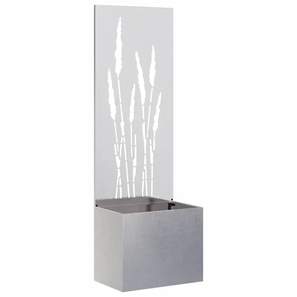 Schermo per privacy in giardino Traforo Argento 50 x 150 cm 876466