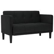 Divano | Divano da soggiorno | Sofa Divanetto Nero 111 cm in Tessuto