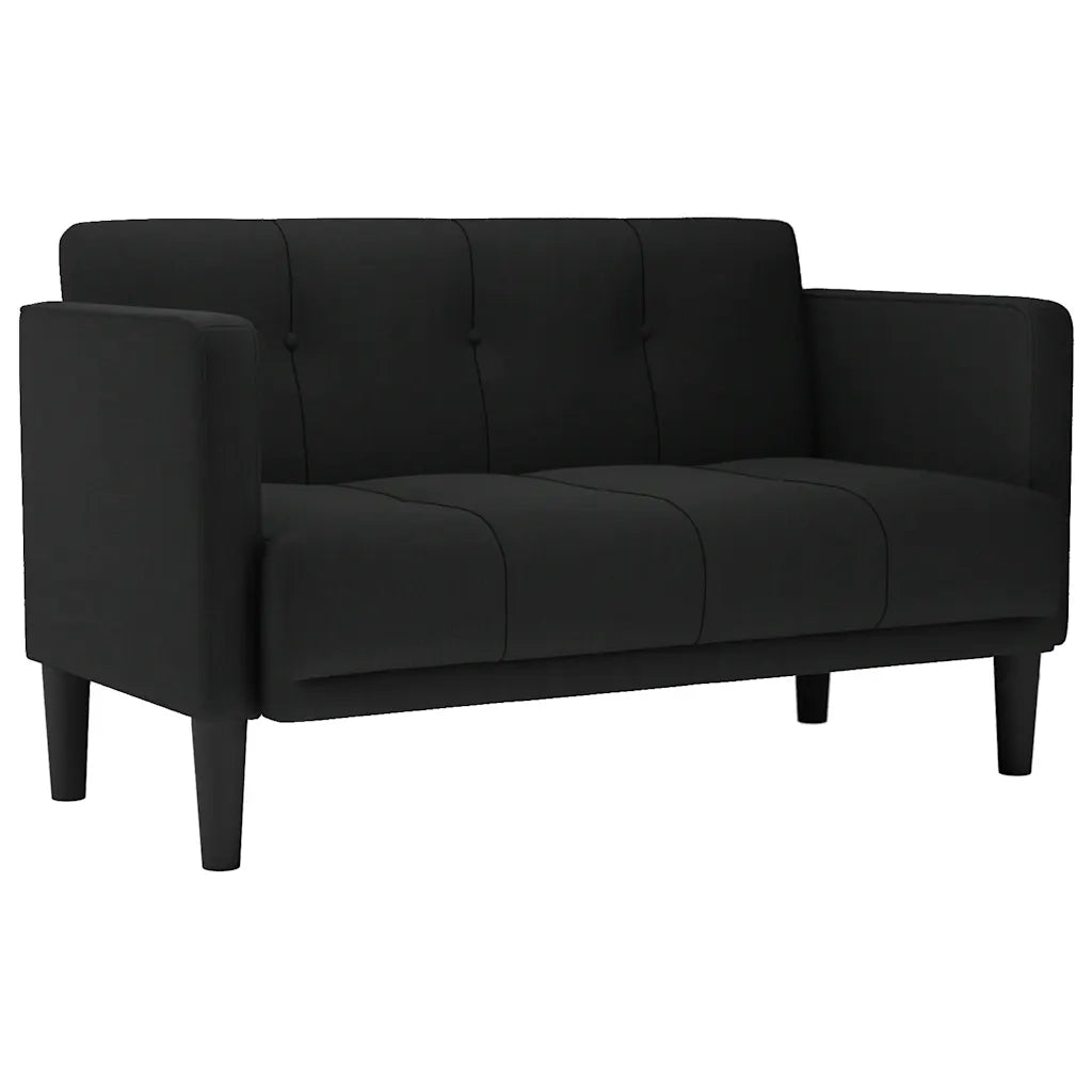 Divano | Divano da soggiorno | Sofa Divanetto Nero 111 cm in Tessuto