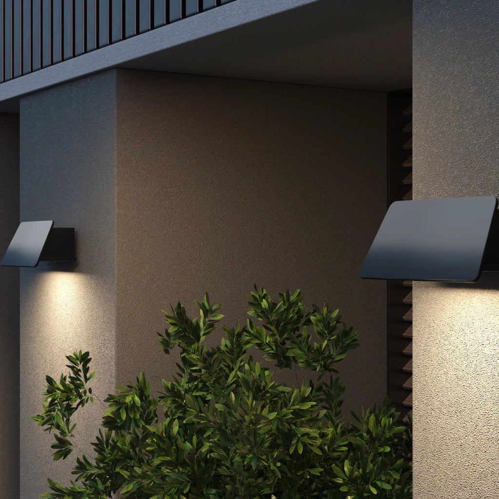 Maytoni Applique moderna Trupp 1 luce LED integrato IP54 grafite alluminio