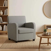 Poltrona Grigio Scuro Velluto 42043452