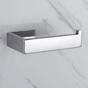 Toiletpapier holder senza coperchio in acciaio inossidabile SUS 304 stile elegante per la stanza da bagno fissaggio alla parete adesivo (senza forare), molto lucido.