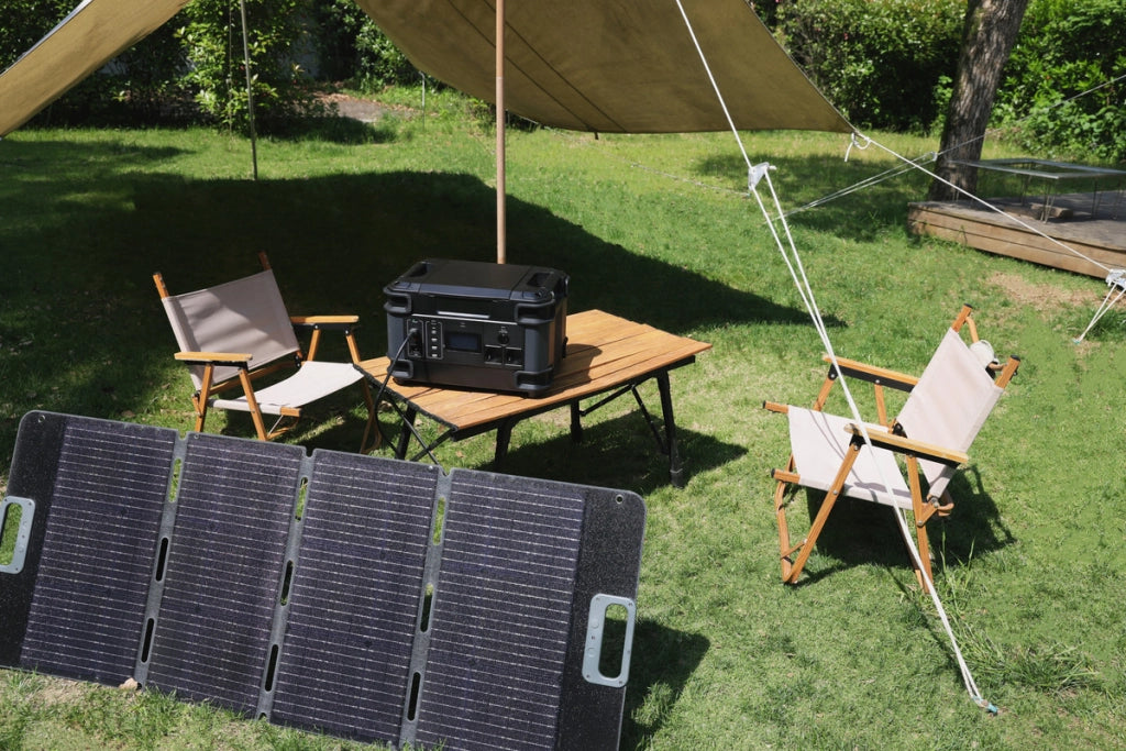 EZVIZ PS1300. stazione di alimentazione portatile. Capacità 1324Wh. 6 ingressi. display smart. ricarica con pannello solare (non incluso)