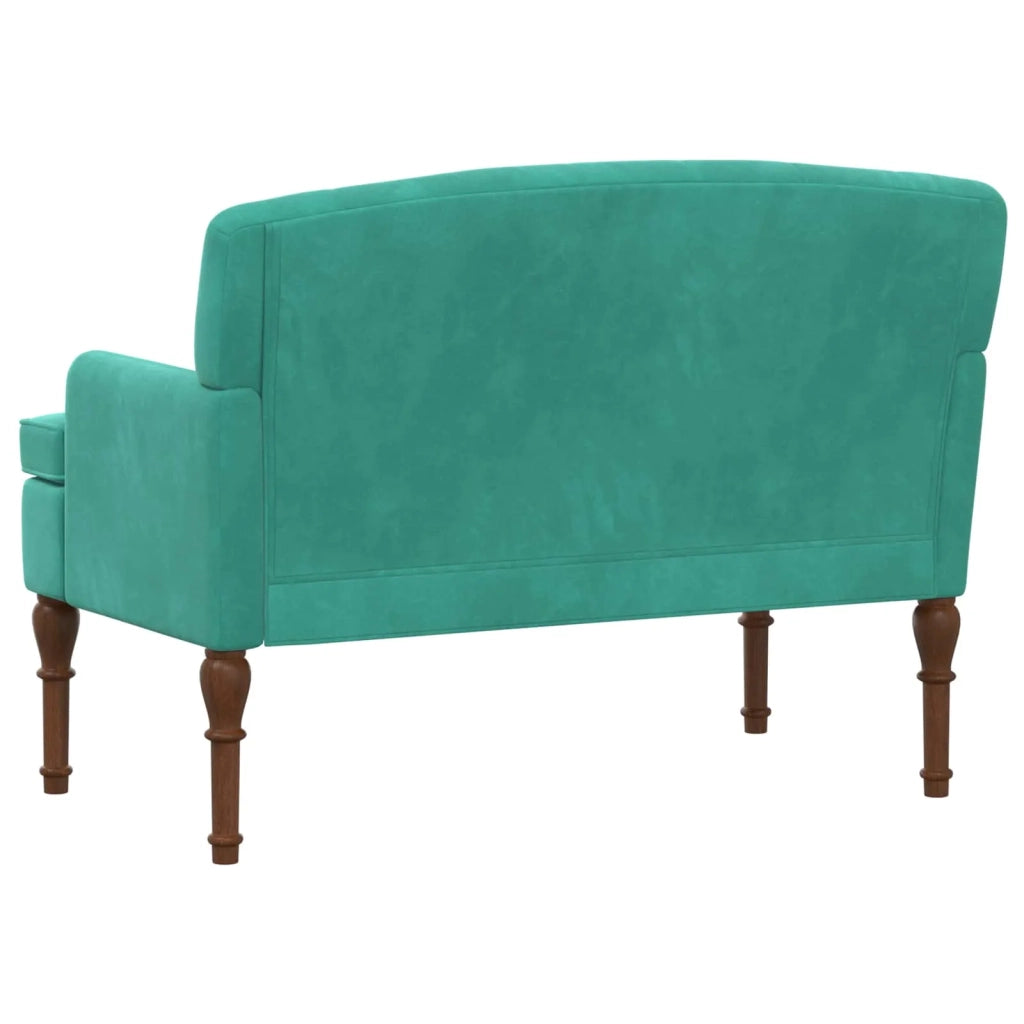 Loveseat con bottoni imbottiti Turchese 111 x 65 x 79 cm 42041853